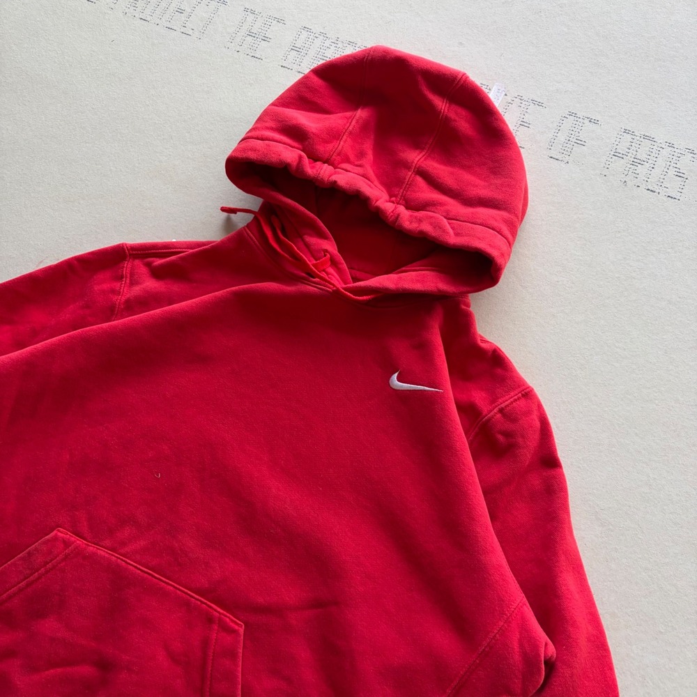 Y2K Vintage Red Nike Hoodie